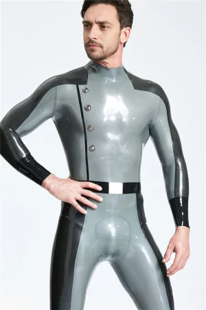 Latex Male Flight Commander Latex Catsuit