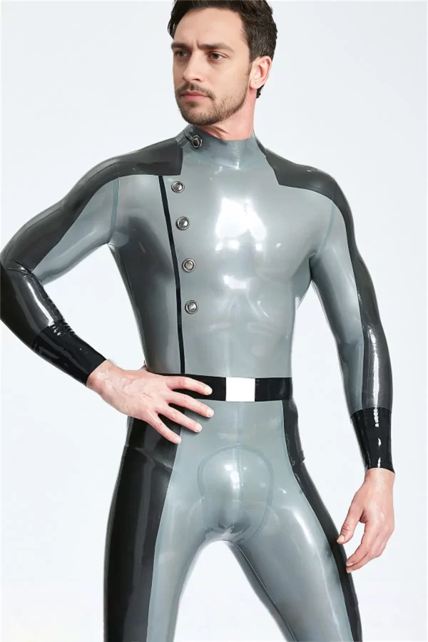 Latex Male Flight Commander Latex Catsuit