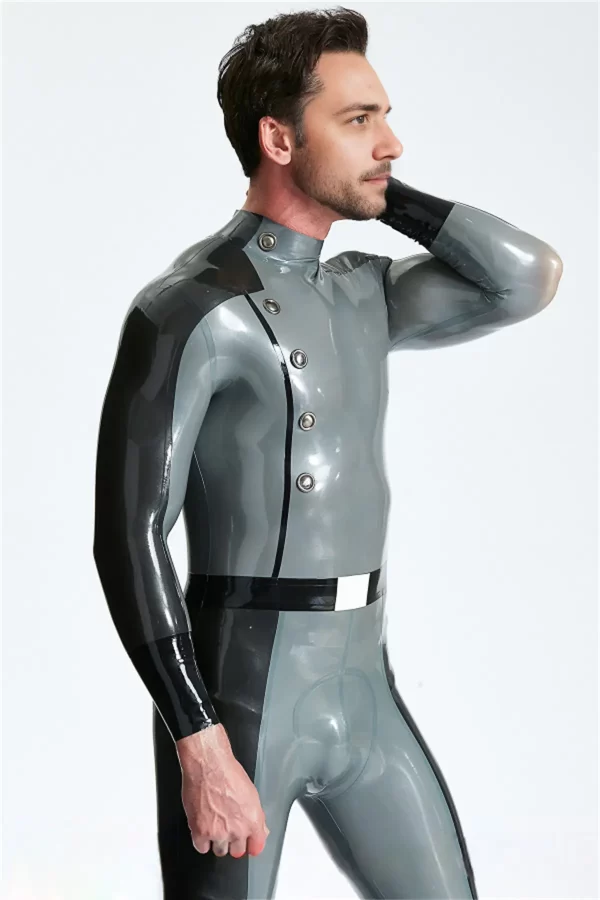 Latex Male Flight Commander Latex Catsuit