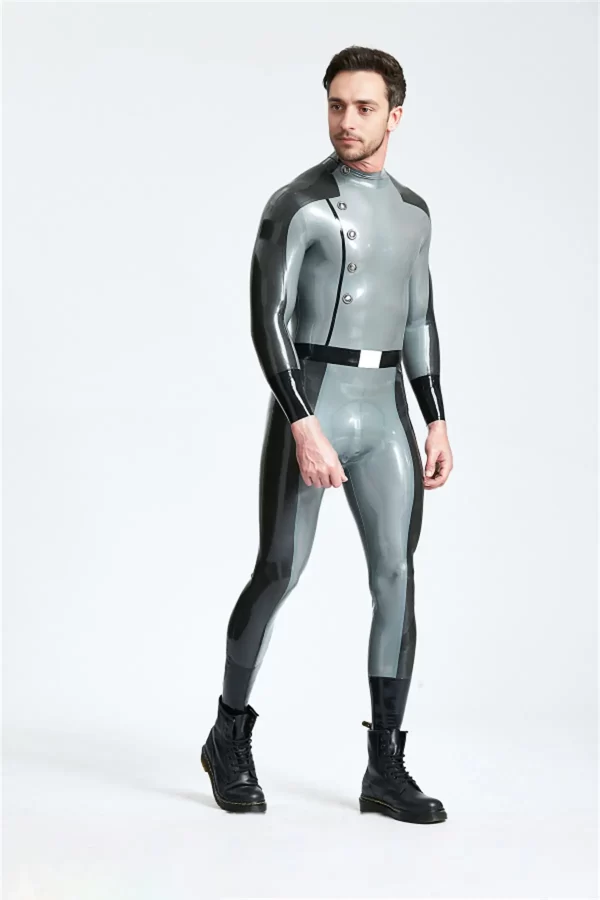 Latex Male Flight Commander Latex Catsuit