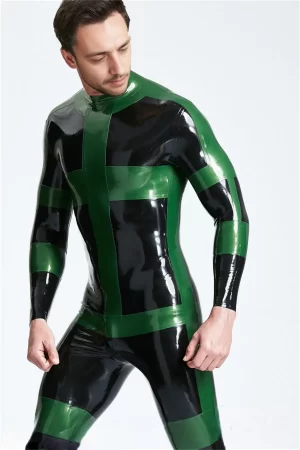 Latex Male Herald Back Zip Catsuit