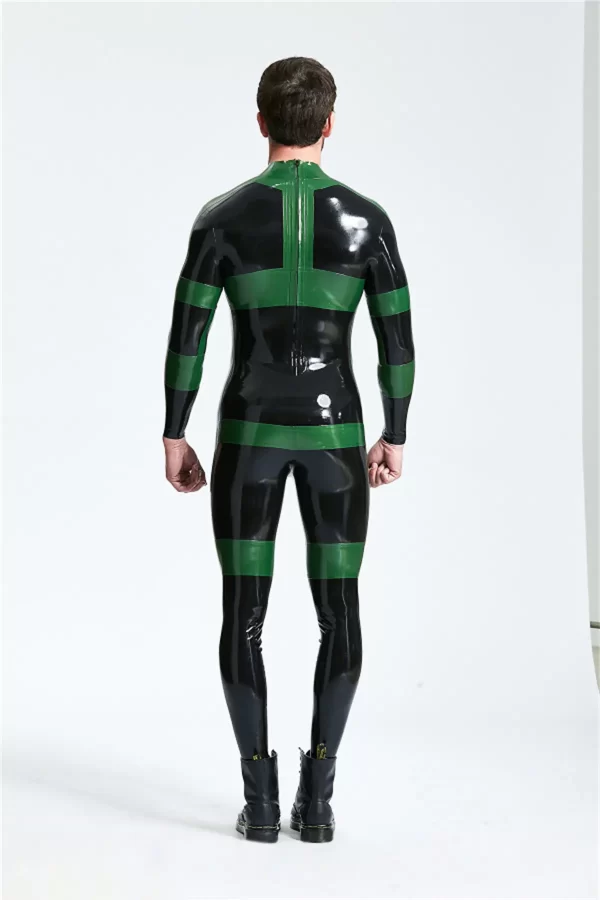 Latex Male Herald Back Zip Catsuit