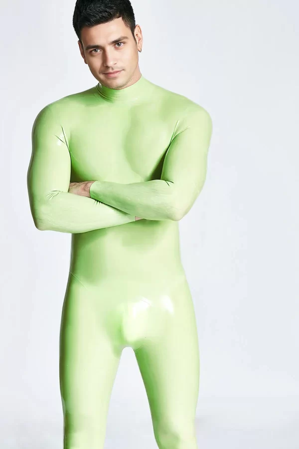 Latex Male Sleekness Basic Neck Entry Latex Catsuit