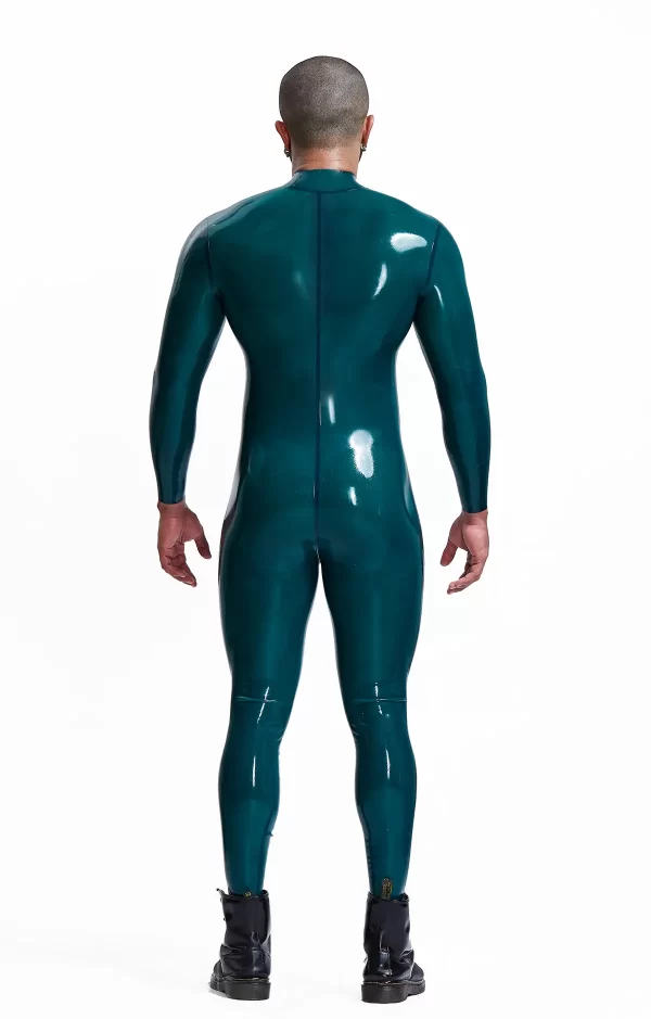 Latex Male Sleekness Basic Neck Entry Latex Catsuit