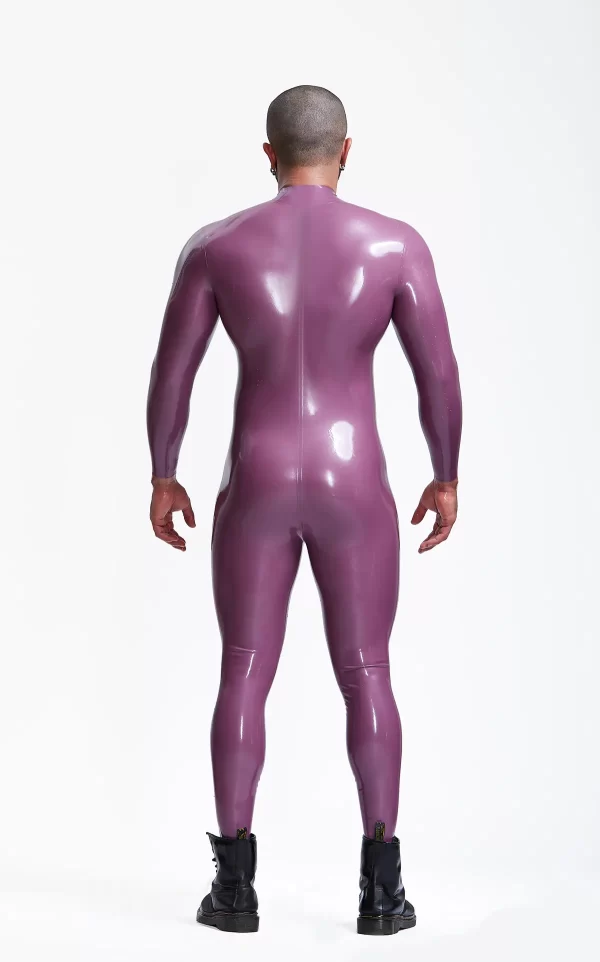 Latex Male Sleekness Basic Neck Entry Latex Catsuit