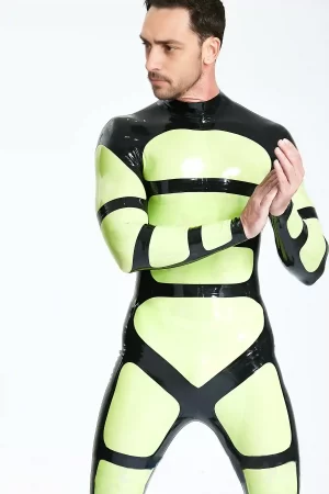 Latex Male Strapper Rubber Catsuit