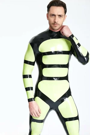 Latex Male Strapper Rubber Catsuit