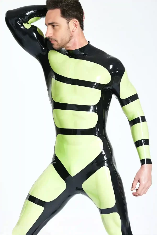 Latex Male Strapper Rubber Catsuit