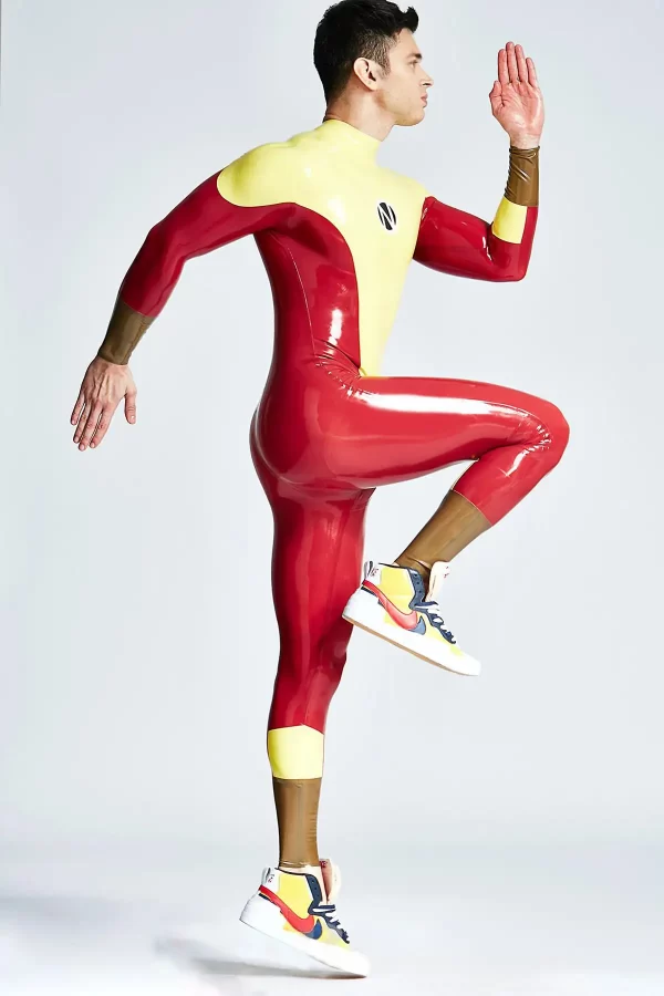 Latex Male Navigator Back Zipper Catsuit