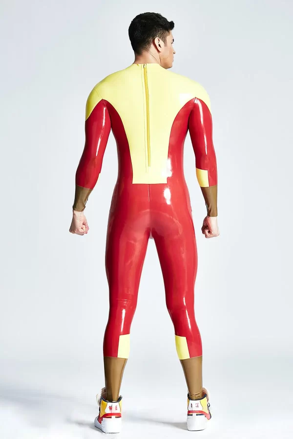 Latex Male Navigator Back Zipper Catsuit