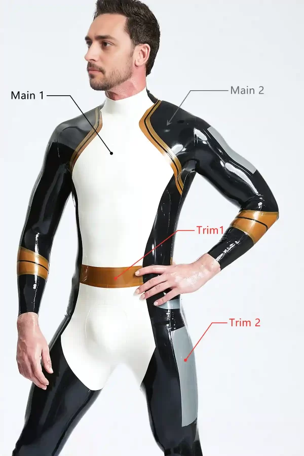 Latex Male Centaurus Catsuit