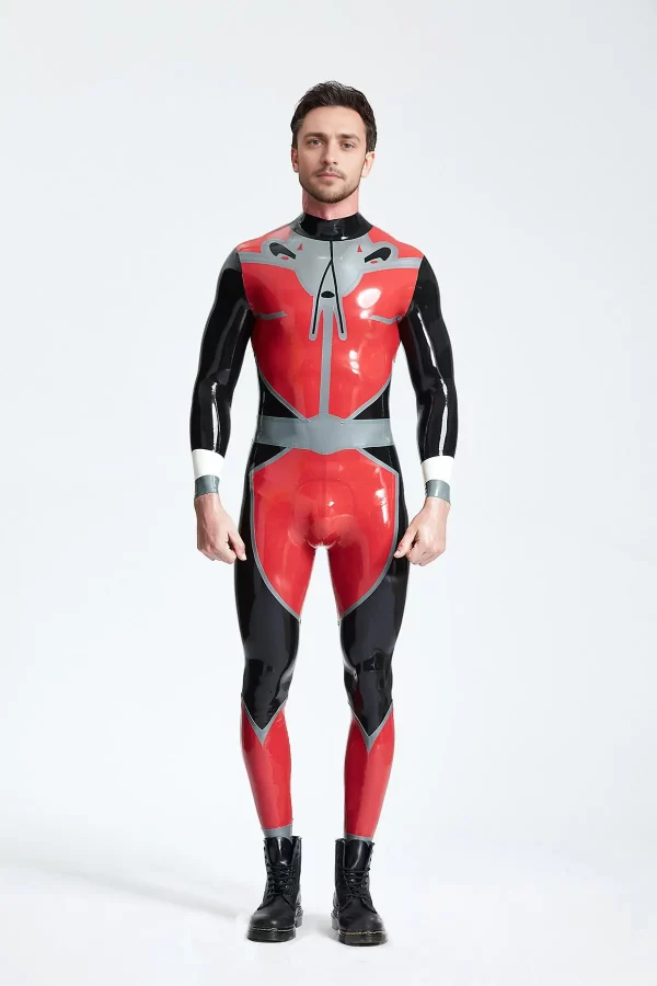 Latex Male Space Traveller Back Zip Catsuit