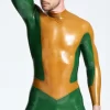 Latex Male Galactica Back Zip Catsuit