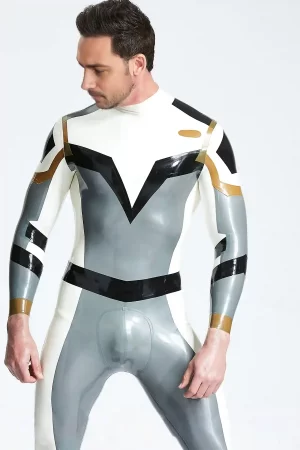 Latex Male Astro-Moon Catsuit