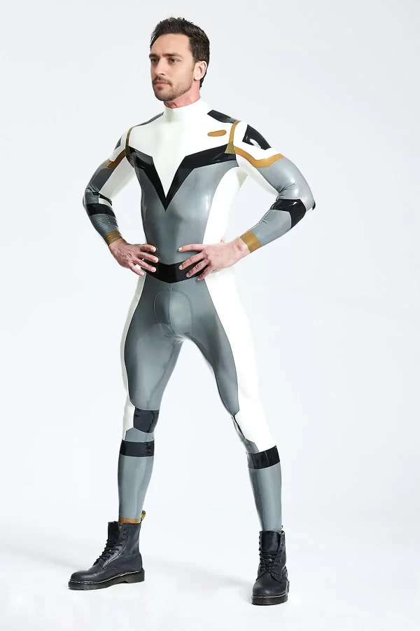 Latex Male Astro-Moon Catsuit