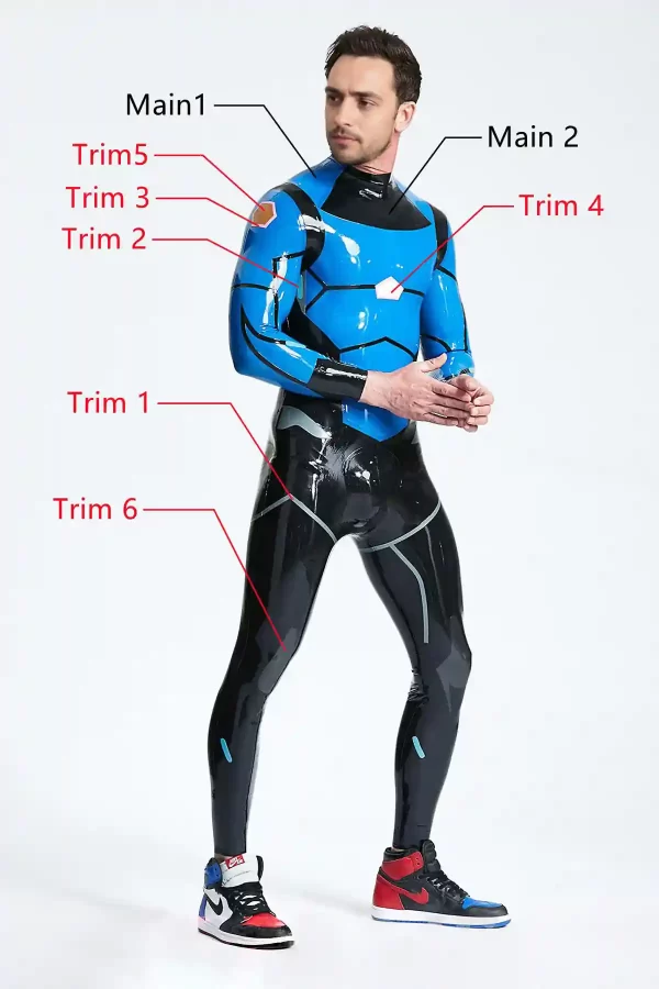 Latex Male Cetus Catsuit