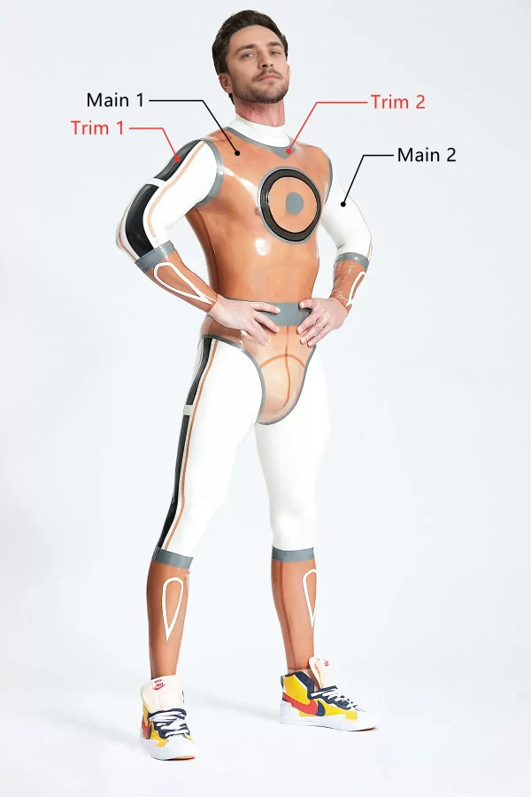 Latex Male Circle Of Life Catsuit