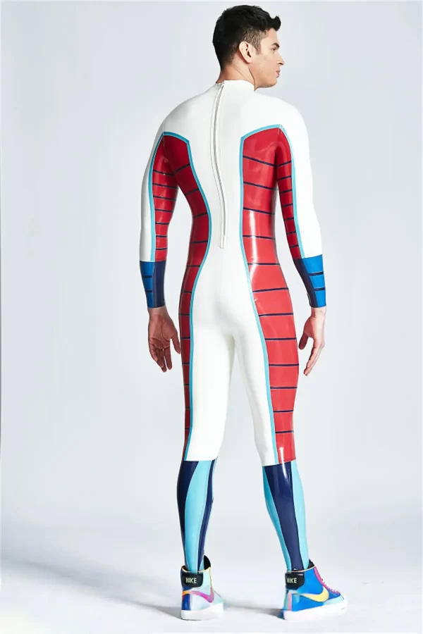 Latex Male Diamond Duke Back Zipper Catsuit