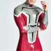 Latex Male Diamond Duke Back Zipper Catsuit