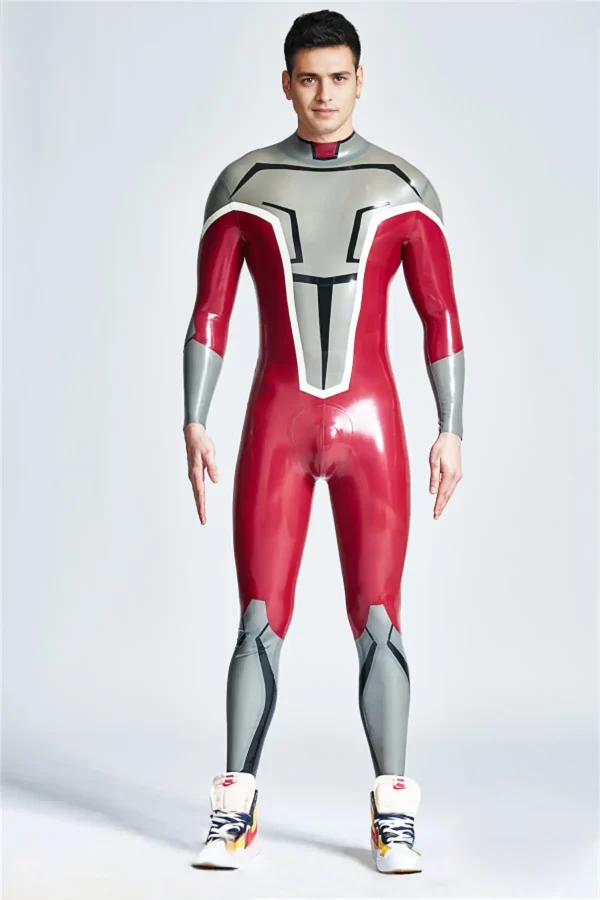 Latex Male Dynamo Back Zipper Catsuit