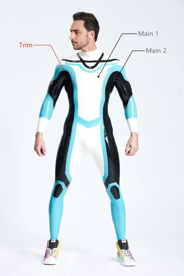 Latex Male Elliptic Catsuit