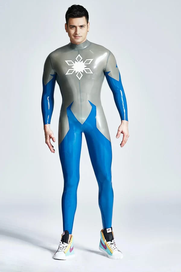 Latex Male Hexagramite Catsuit