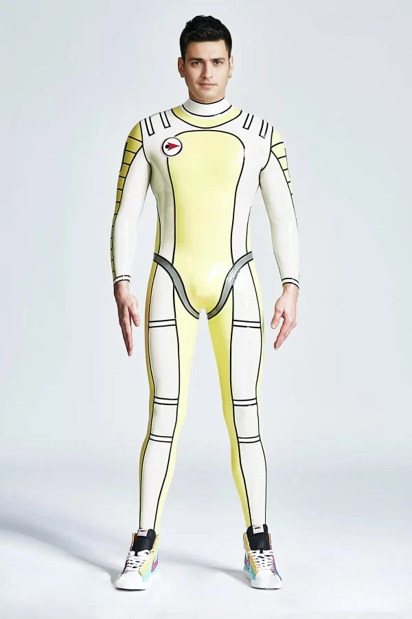 Latex Male Moonstruck Back Zipper Catsuit