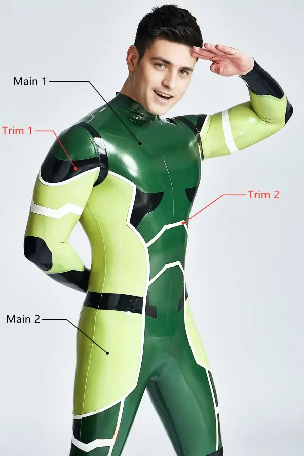 Latex Male Neptunite Catsuit