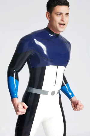 Latex Male Skylar Back Zipper Catsuit