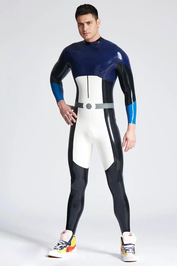 Latex Male Skylar Back Zipper Catsuit