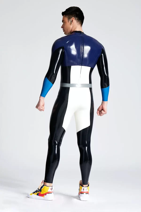 Latex Male Skylar Back Zipper Catsuit