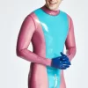 Latex Male Victorious Back Zipper Catsuit