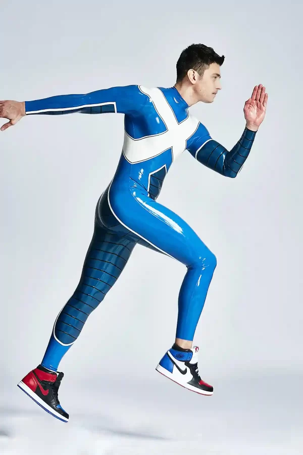 Latex Male X-Treme Back Zipper Catsuit