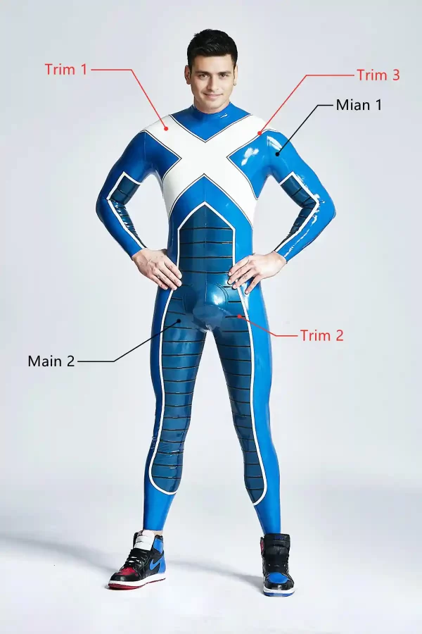 Latex Male X-Treme Back Zipper Catsuit