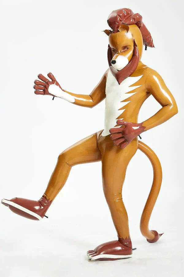 Latex Simba Lion Inflatable Animal Suit