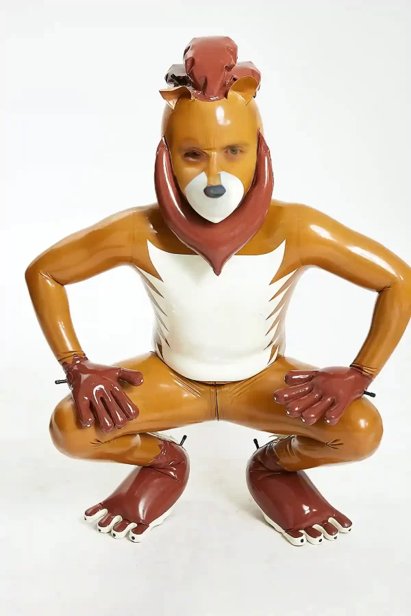 Latex Simba Lion Inflatable Animal Suit