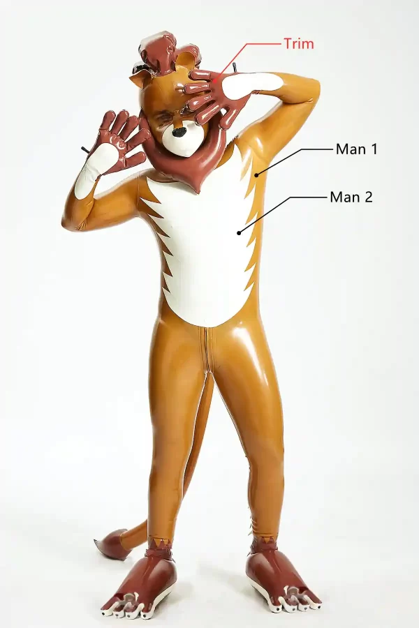 Latex Simba Lion Inflatable Animal Suit