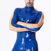 Latex Male Cogwheel Insignia Catsuit