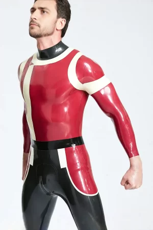 Latex Male Polymorph Back Zip Catsuit