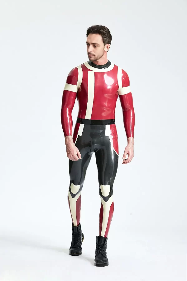 Latex Male Polymorph Back Zip Catsuit