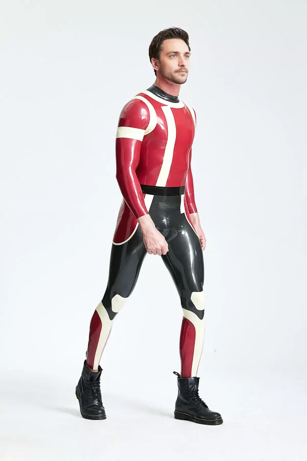 Latex Male Polymorph Back Zip Catsuit