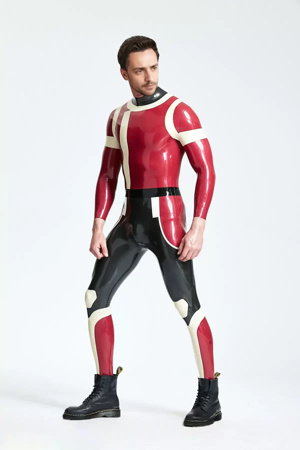 Latex Male Polymorph Back Zip Catsuit