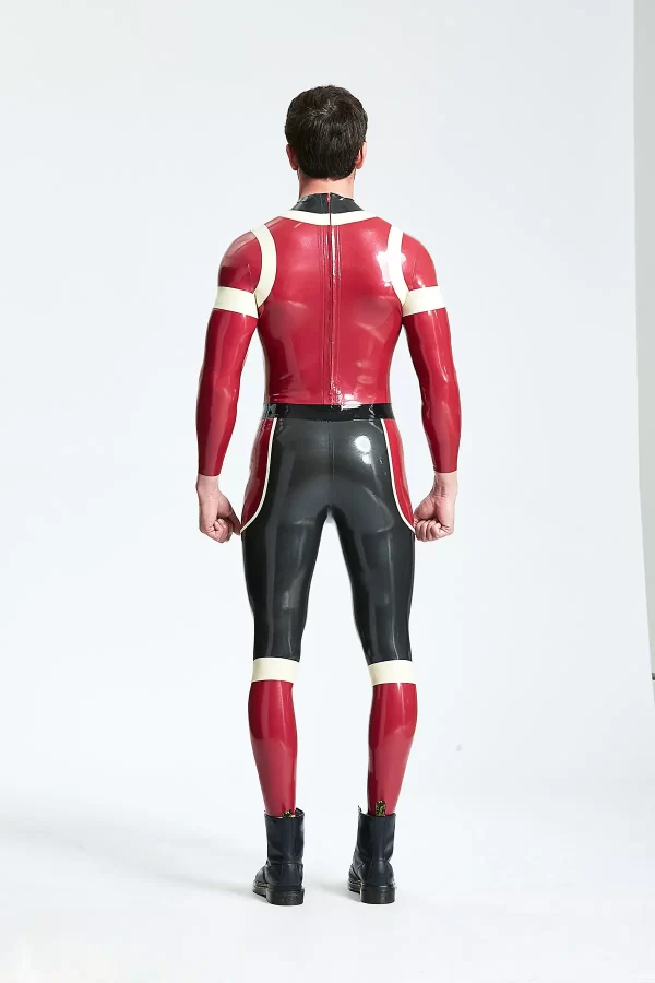 Latex Male Polymorph Back Zip Catsuit