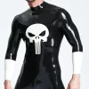 Latex Male Open Bum Singlet Suit