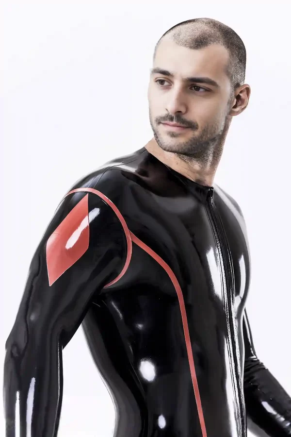 Latex Male Diamond Catsuit