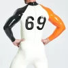 Latex Male Wolverine Sleeveless Catsuit