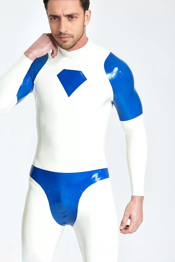 Latex Male Diamond Dazzler Catsuit