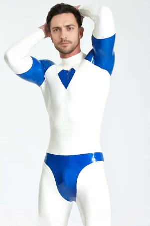 Latex Male Diamond Dazzler Catsuit