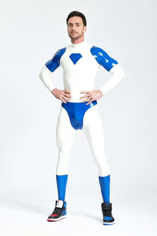 Latex Male Diamond Dazzler Catsuit