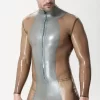 Latex Male Flight Deck Back Zip Catsuit